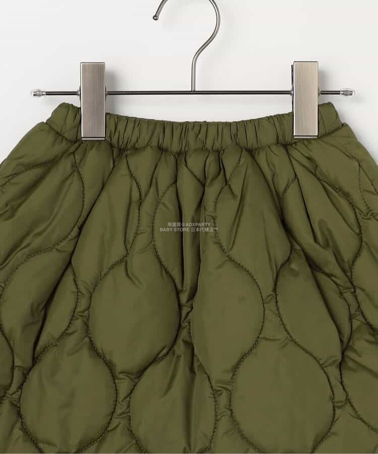 日本童裝 p.premier 絎縫夾棉吊帶半裙兩件套裝 80-140cm 女童款 秋季 TOPS SKIRTS