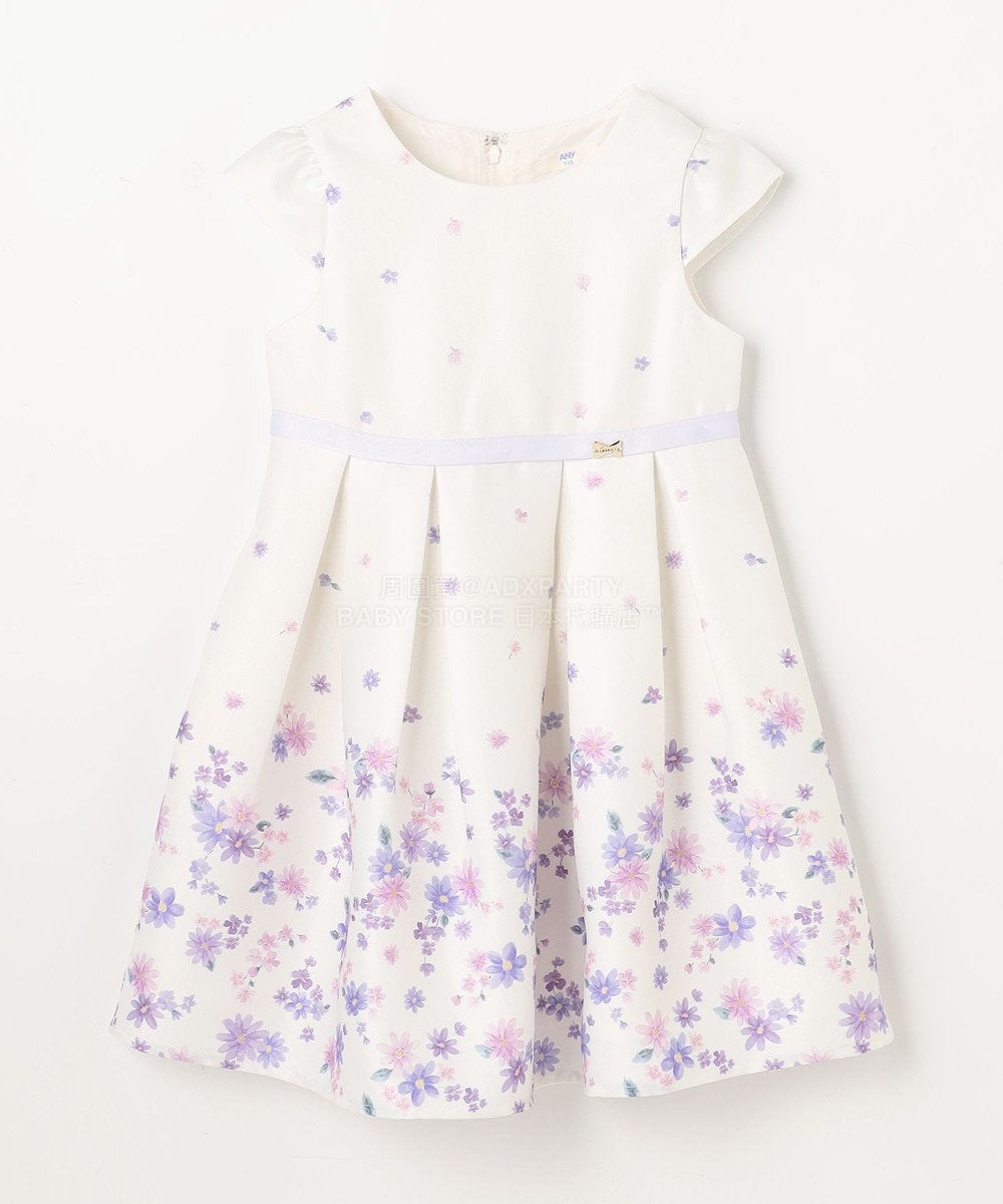 日本童裝 aF#a325 花花印花短袖連身裙 110-130cm 女童款 冬季 DRESSES 面試/宴會/表演