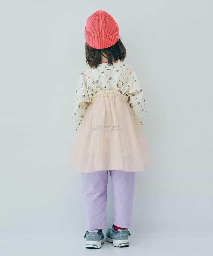 日本童裝 p.premier 吊帶網紗上衣 80-140cm 女童款 秋季 TOPS