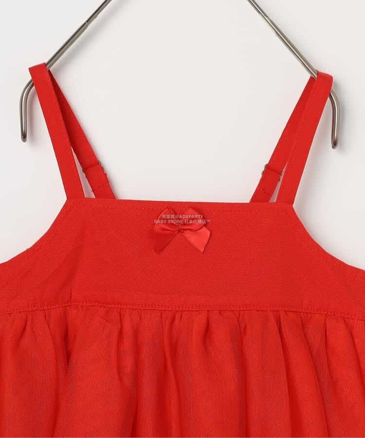 日本童裝 p.premier 吊帶網紗上衣 80-140cm 女童款 秋季 TOPS