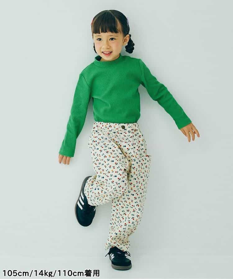 日本童裝 p.premier 彈力羅紋上衣 80-140cm 男童款/女童款 秋季 TOPS 聖誕紅/新年紅