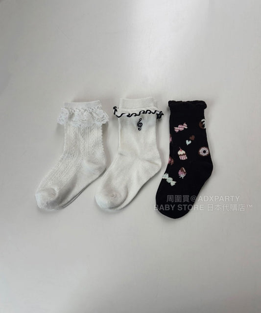 日本直送 aF#a325 襪一對 15-23cm 襪系列