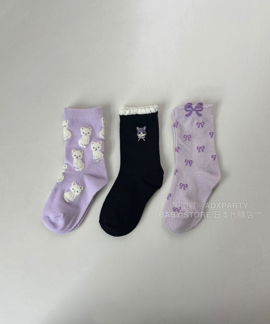 日本直送 aF#a325 襪一對 15-23cm 襪系列