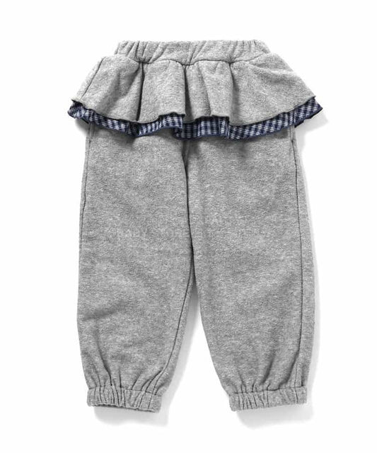 日本童裝 BREEZE 抓毛裙邊長褲 80-140cm 女童款 冬季 PANTS