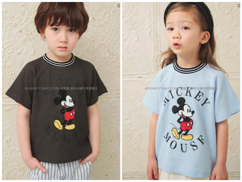 日本童裝 alc#652 x Disney 短袖上衣 80-130cm 男童款/女童款 夏季 TOPS