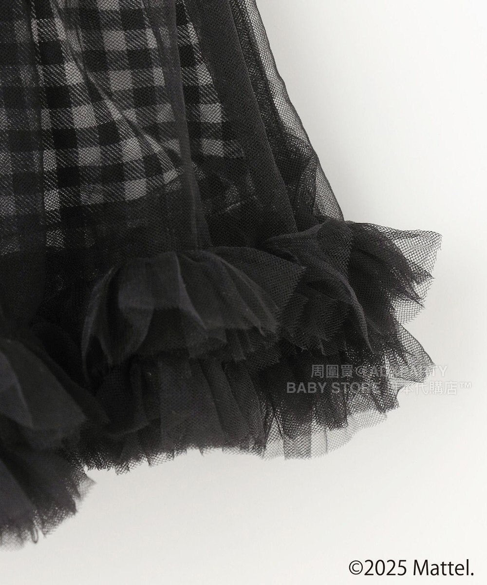 Japanese children's clothing aF#a325 Floral tulle dress 100-150cm Girls summer dresses for interviews/banquets/performances