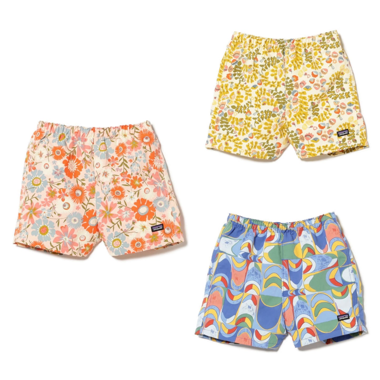 Japanese children's clothing BEAMS Patagonia quick-drying series waterproof series shorts 1-5 years old boys summer PANTS