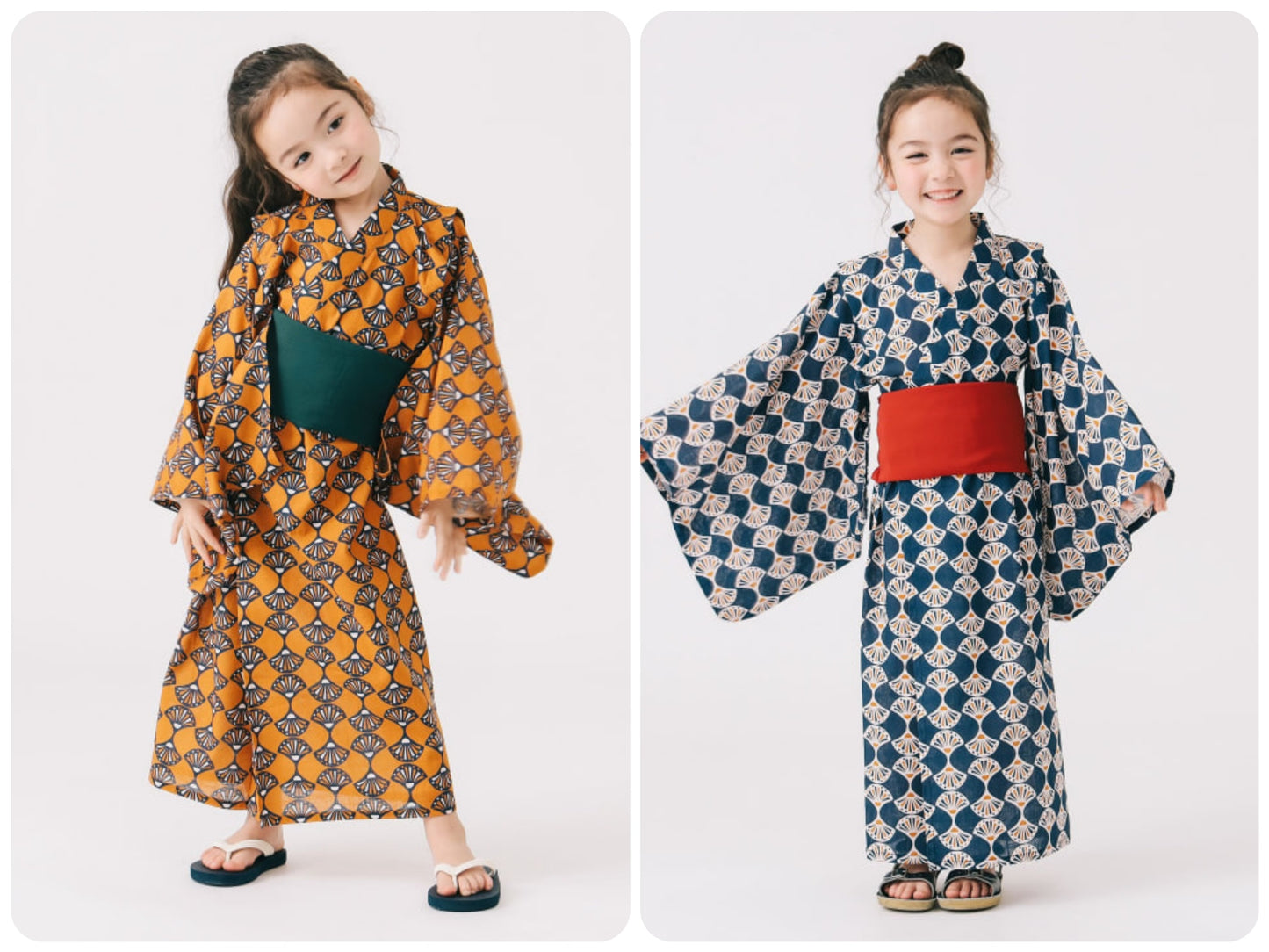 B:MING by BEAMS Japanese Yukata Kimono 90-140cm Girls' Summer Dresses Japanese Summer Festival Special
