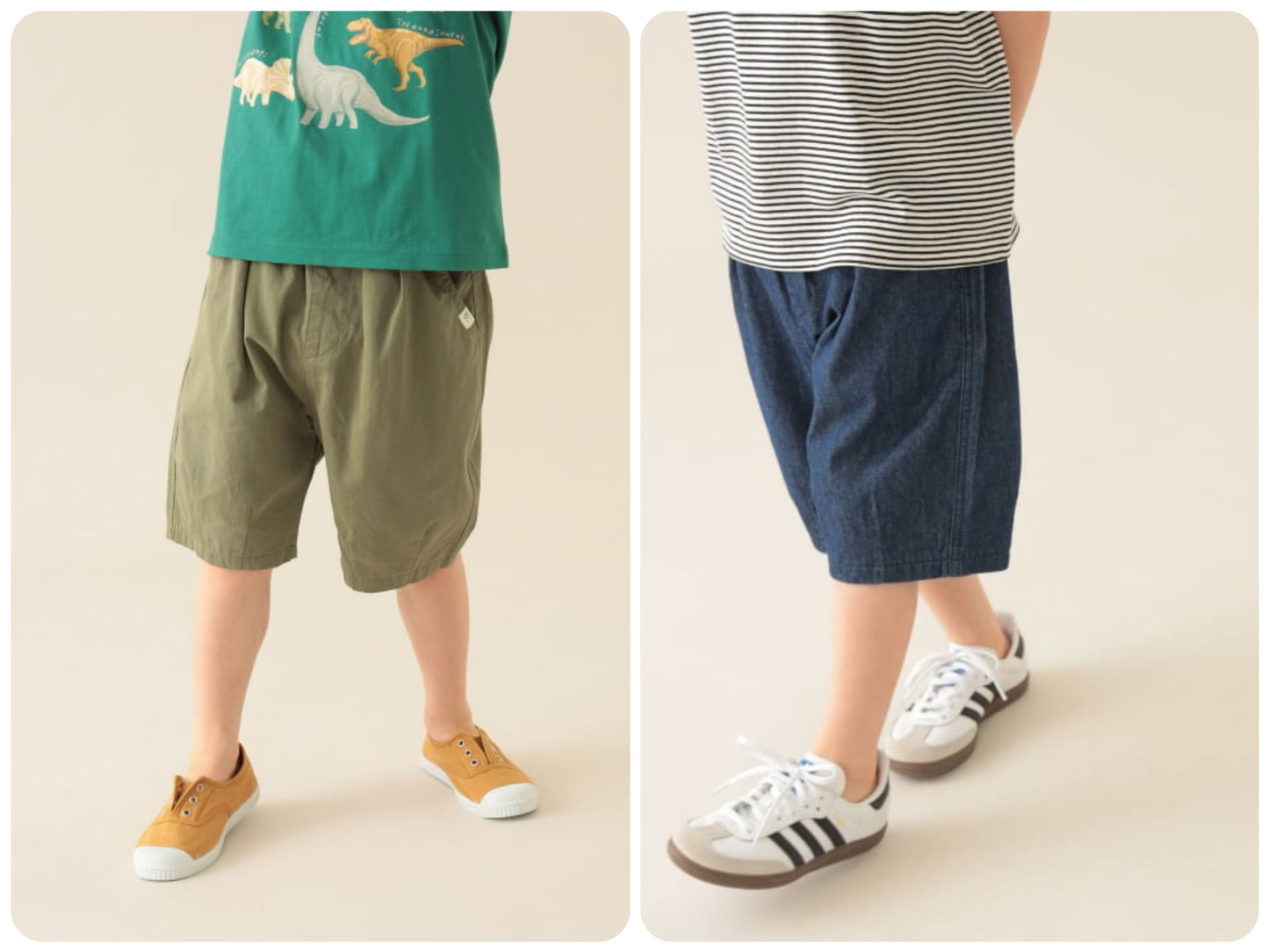 Japanese children's clothing BEAMS mini casual shorts 90-150cm boys' summer PANTS