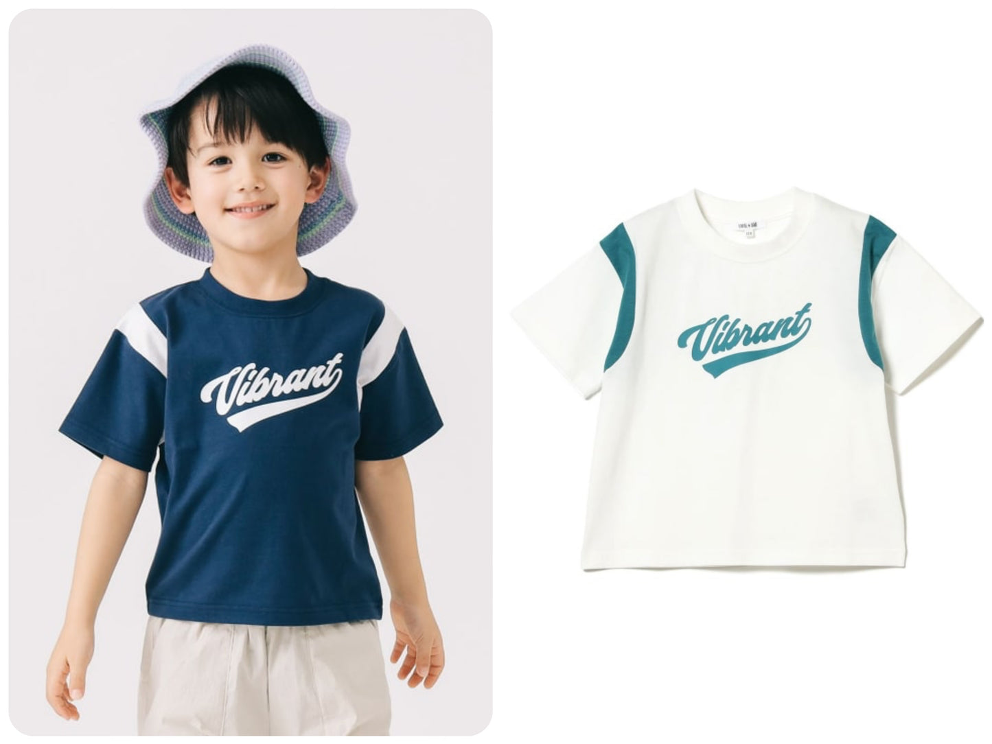 Japanese children's clothing B:MING by BEAMS short-sleeved top 100-140cm boys' summer TOPS