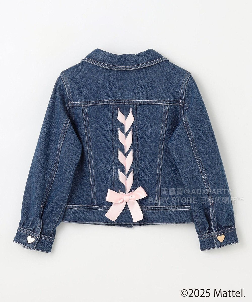 日本童裝 aF#a325 x Barbie 牛仔外套 110-150cm 女童款 秋季 OUTERWEAR