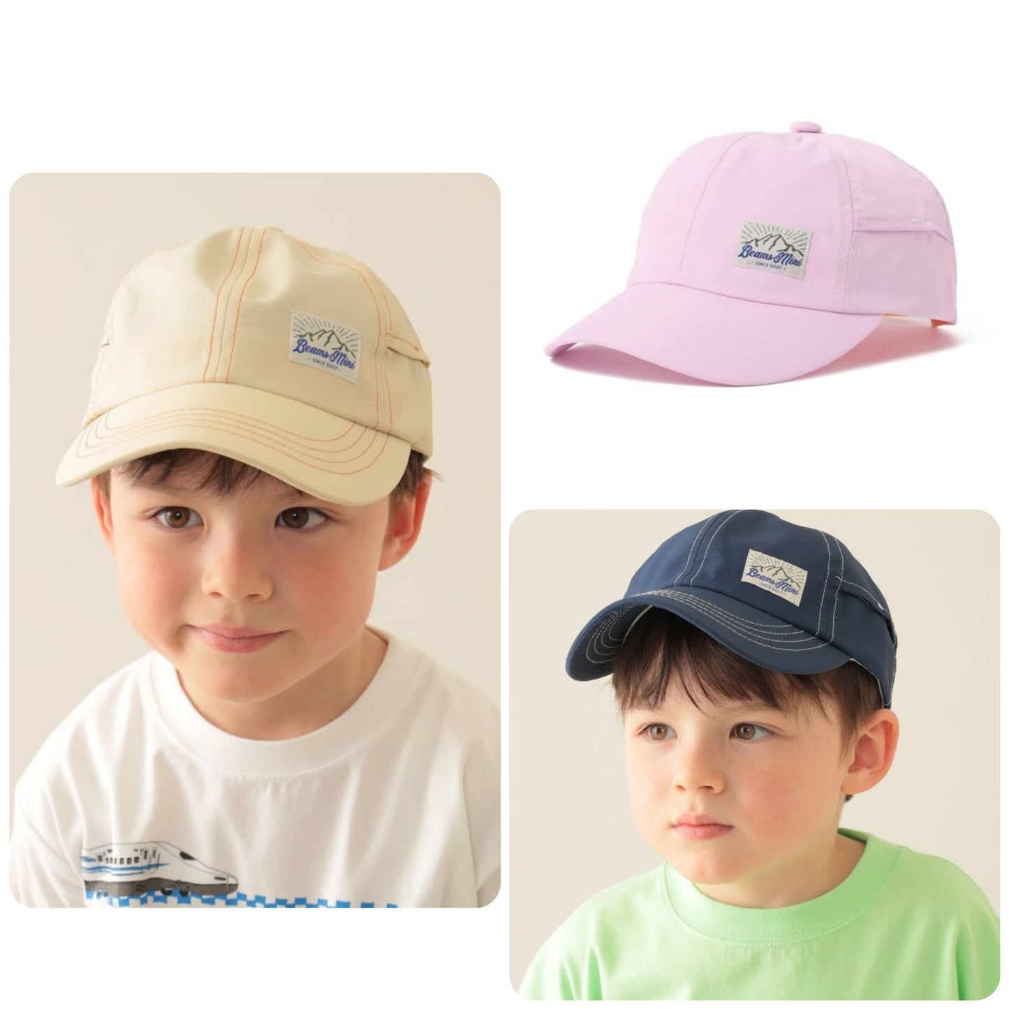 BEAMS mini cap 52-54cm hat series