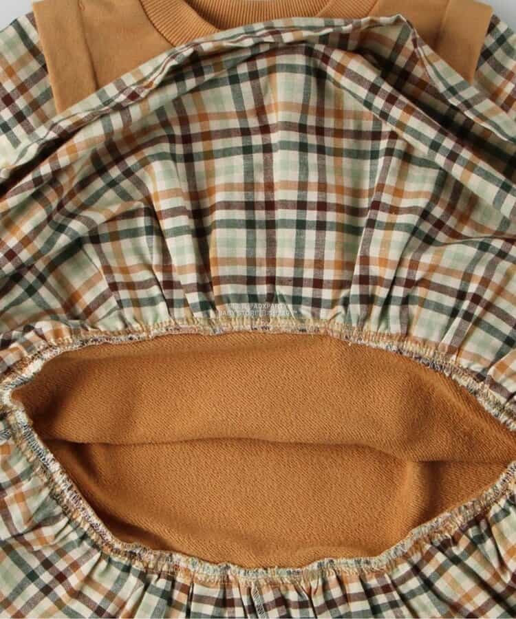 日本童裝 p.premier 假兩件拼接連身裙 80-140cm 女童款 秋季 DRESSES