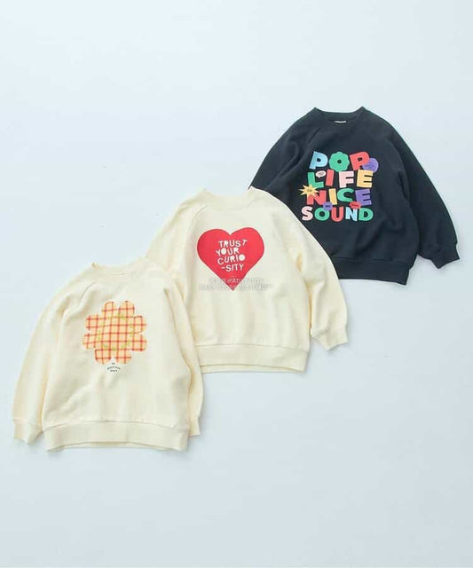 日本童裝 p.premier 印花衛衣 80-140cm 男童款/女童款 秋季 TOPS