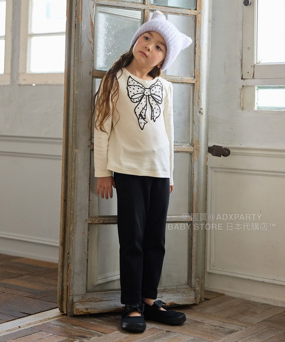 日本童裝 aF#a325 彈力休閒長褲 90-160cm 女童款 秋季 PANTS