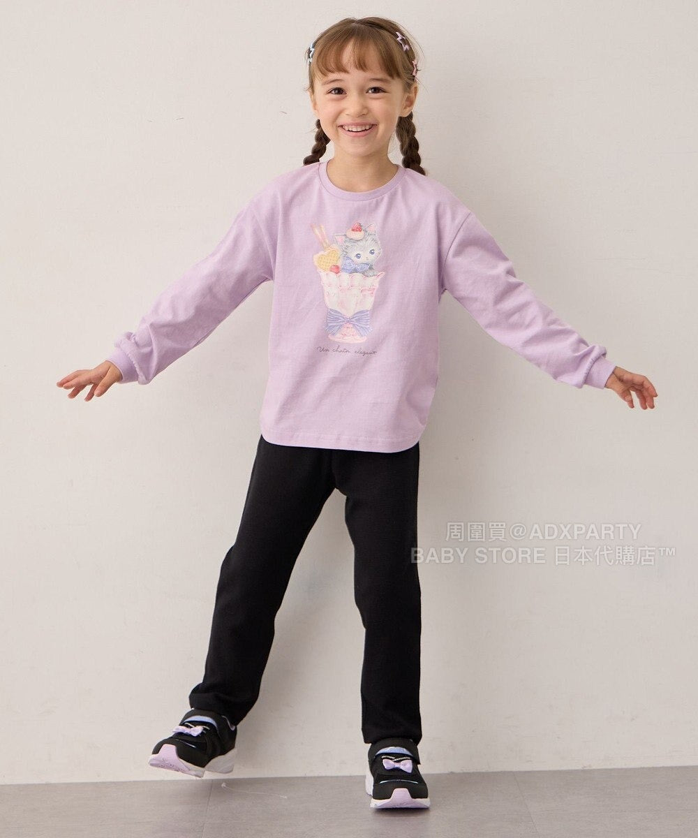 日本童裝 aF#a325 彈力休閒長褲 90-160cm 女童款 秋季 PANTS
