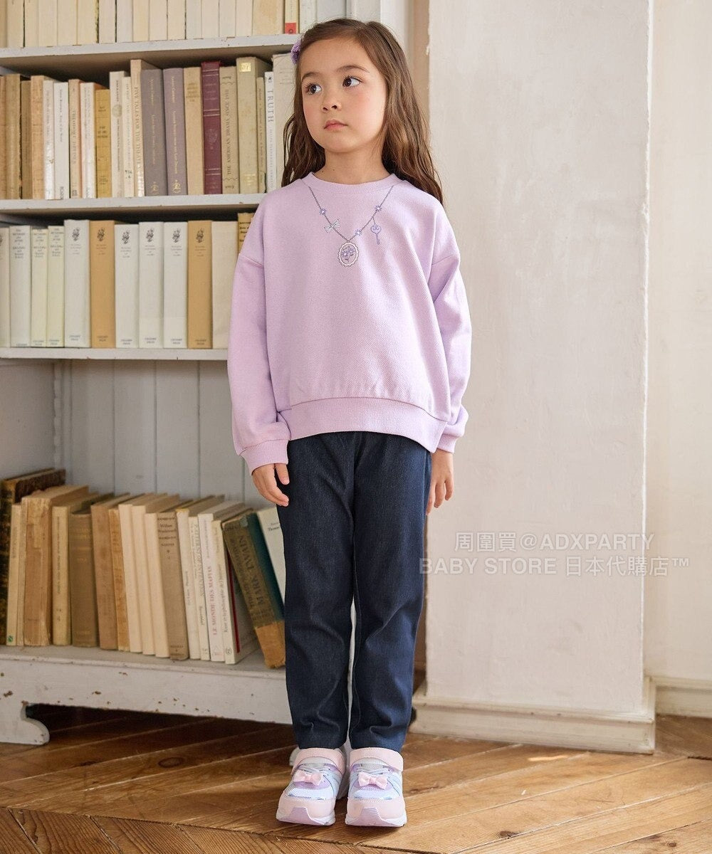 日本童裝 aF#a325 彈力休閒長褲 90-160cm 女童款 秋季 PANTS