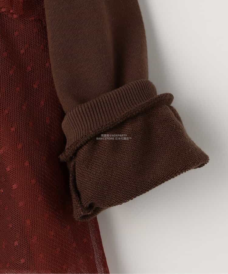 日本童裝 p.premier 薄紗荷葉邊上衣 80-140cm 女童款 秋季 TOPS