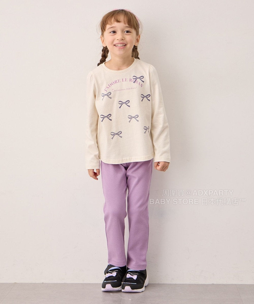 日本童裝 aF#a325 彈力休閒長褲 90-160cm 女童款 秋季 PANTS