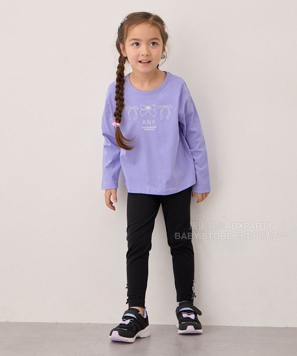 日本童裝 aF#a325 彈力休閒長褲 90-150cm 女童款 秋季 PANTS