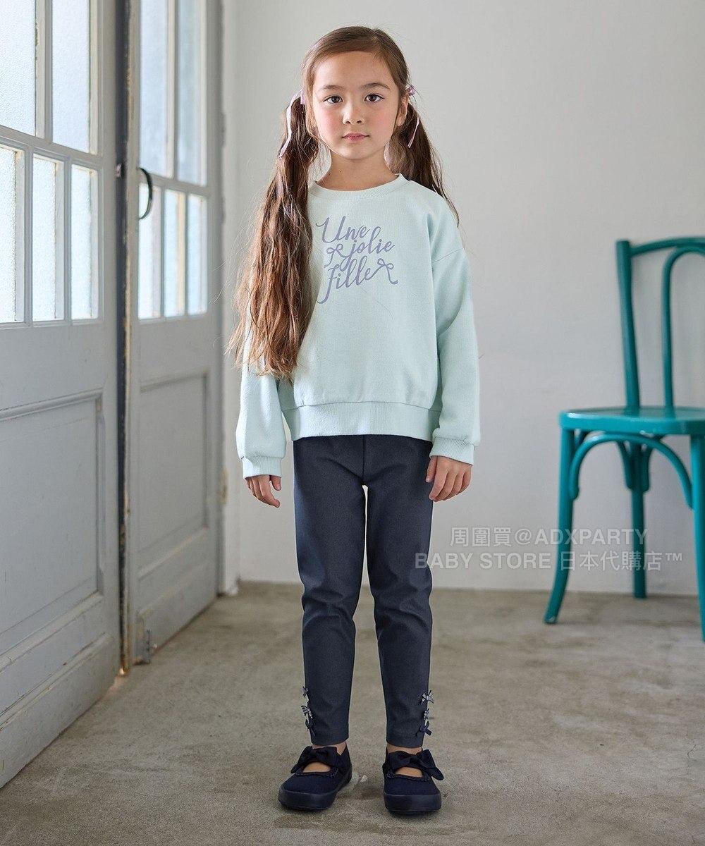 日本童裝 aF#a325 彈力休閒長褲 90-150cm 女童款 秋季 PANTS