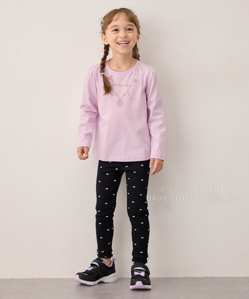 日本童裝 aF#a325 彈力打底褲 90-130cm 女童款 秋季 PANTS