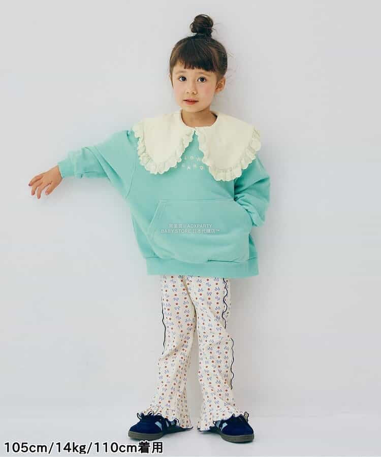 日本童裝 p.premier 蕾絲花邊荷葉邊上衣 80-140cm 女童款 秋季 TOPS