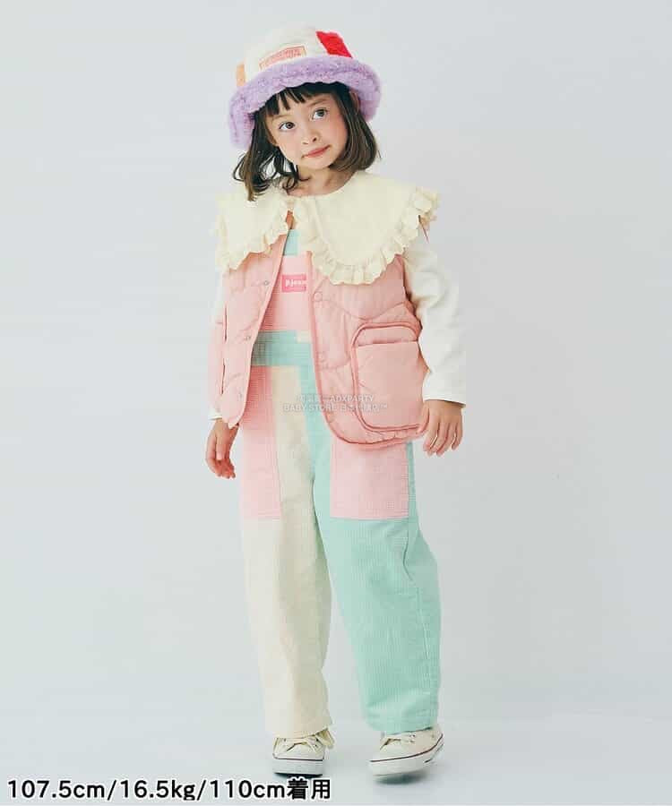 日本童裝 p.premier 蕾絲花邊荷葉邊上衣 80-140cm 女童款 秋季 TOPS