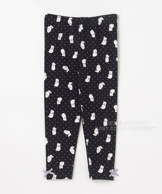 日本童裝 aF#a325 彈力打底褲 90-130cm 女童款 秋季 PANTS