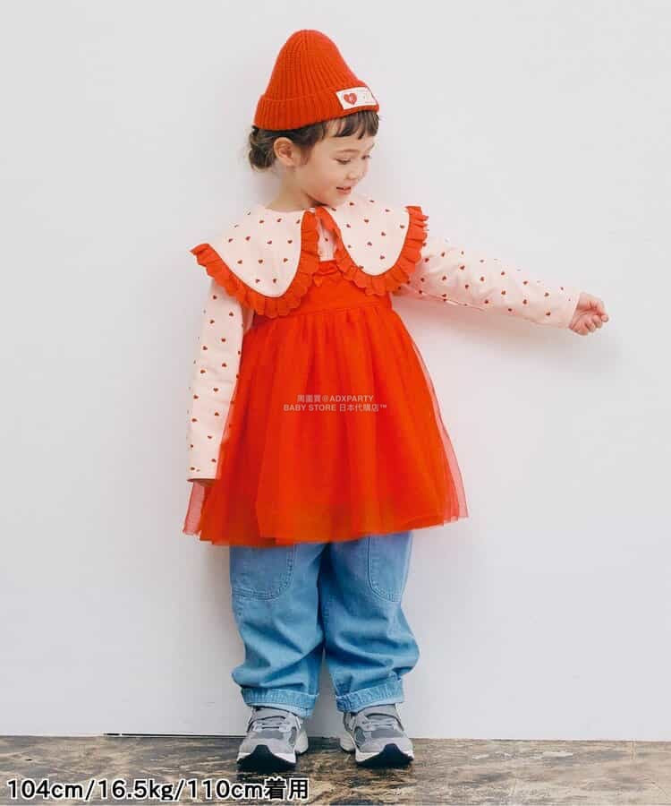 日本童裝 p.premier 蕾絲花邊荷葉邊上衣 80-140cm 女童款 秋季 TOPS