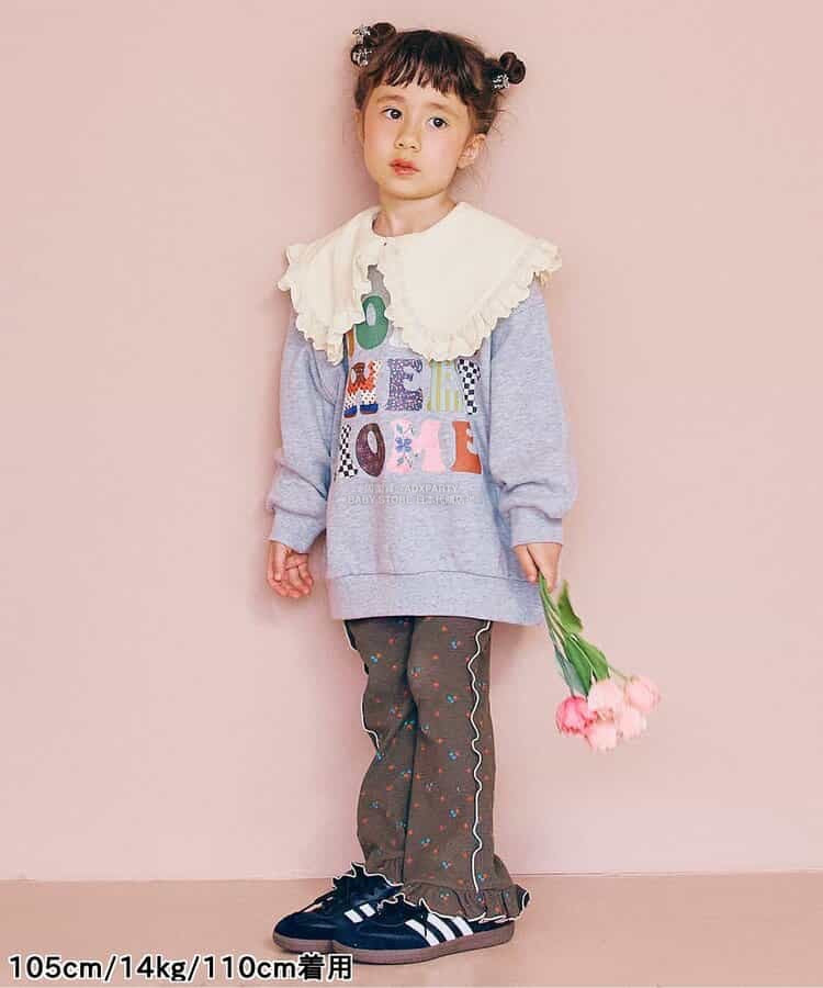 日本童裝 p.premier 蕾絲花邊荷葉邊上衣 80-140cm 女童款 秋季 TOPS