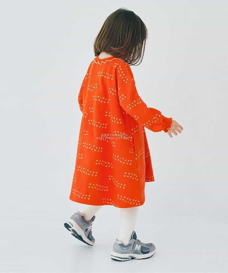 日本童裝 p.premier 喇叭形剪裁連身裙 80-140cm 女童款 秋季 DRESSES