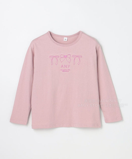 日本童裝 aF#a325 百搭休閒上衣 90-160cm 女童款 秋季 TOPS