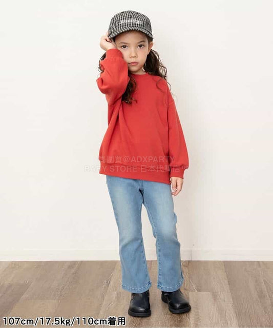 日本童裝 BREEZE 微喇叭長褲 80-140cm 女童款 冬季 PANTS