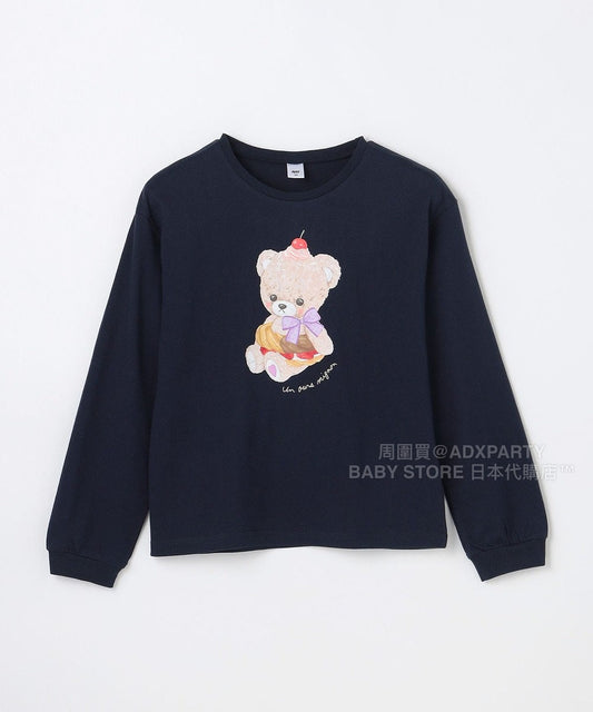 日本童裝 aF#a325 印花圖案上衣 90-150cm 女童款 秋季 TOPS