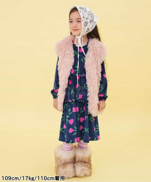 日本童裝 BREEZE 連身裙 90-140cm 女童款 冬季 DRESSES