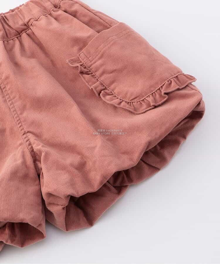 日本童裝 SERAPH 荷葉邊口袋燈籠短褲 80-140cm 女童款 秋季 PANTS