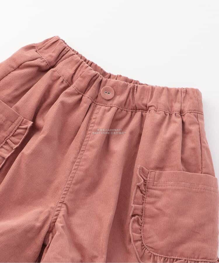 日本童裝 SERAPH 荷葉邊口袋燈籠短褲 80-140cm 女童款 秋季 PANTS