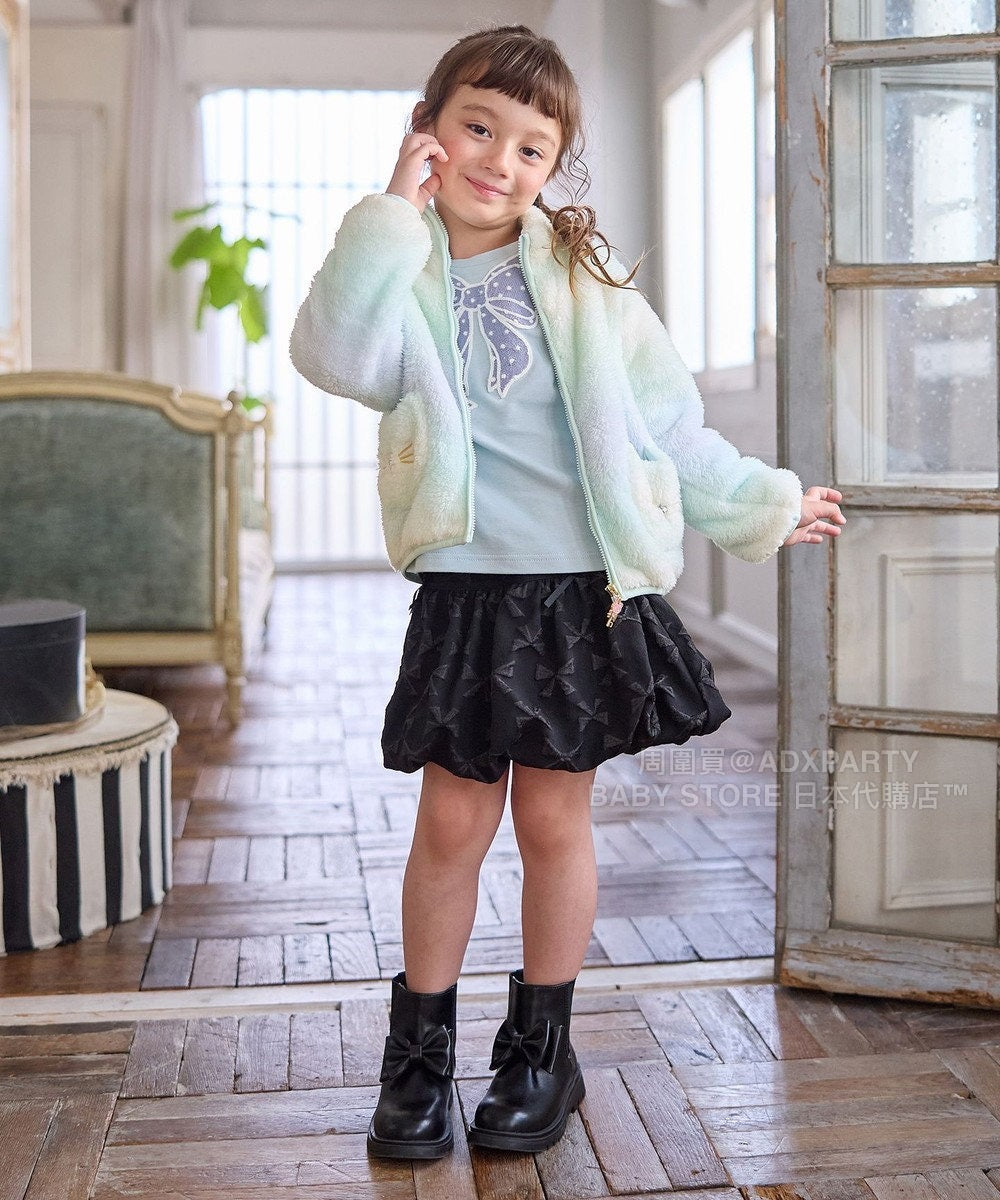 日本童裝 aF#a325 蝴蝶結泡泡短裙 110-160cm 女童款 秋季 SKIRTS