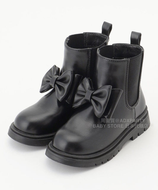 日本直送 aF#a325 蝴蝶結短靴 18-23cm 鞋系列 其他品牌