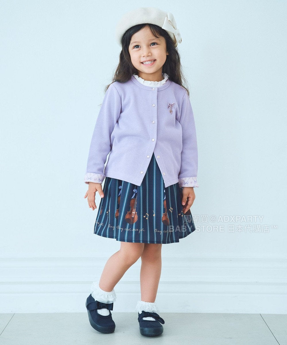 日本童裝 aF#a325 超靚內襯簡約外套 100-160cm 女童款 秋季 OUTERWEAR