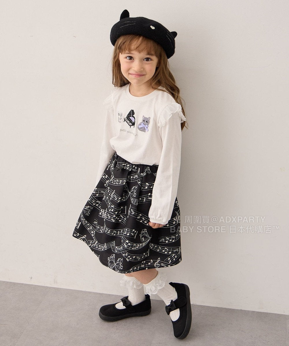 日本童裝 aF#a325 可愛印花短裙 110-160cm 女童款 秋季 SKIRTS
