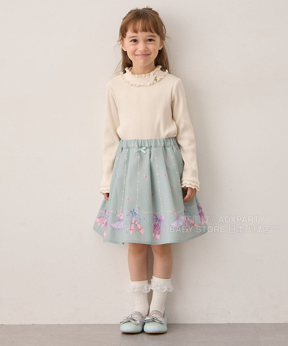 日本童裝 aF#a325 可愛印花短裙 110-160cm 女童款 秋季 SKIRTS