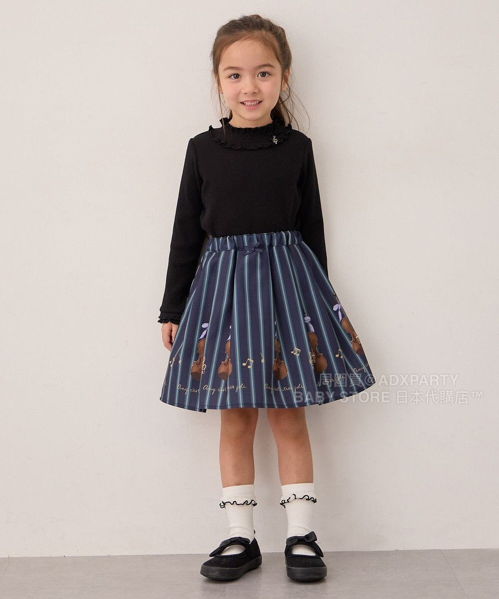 日本童裝 aF#a325 可愛印花短裙 110-160cm 女童款 秋季 SKIRTS