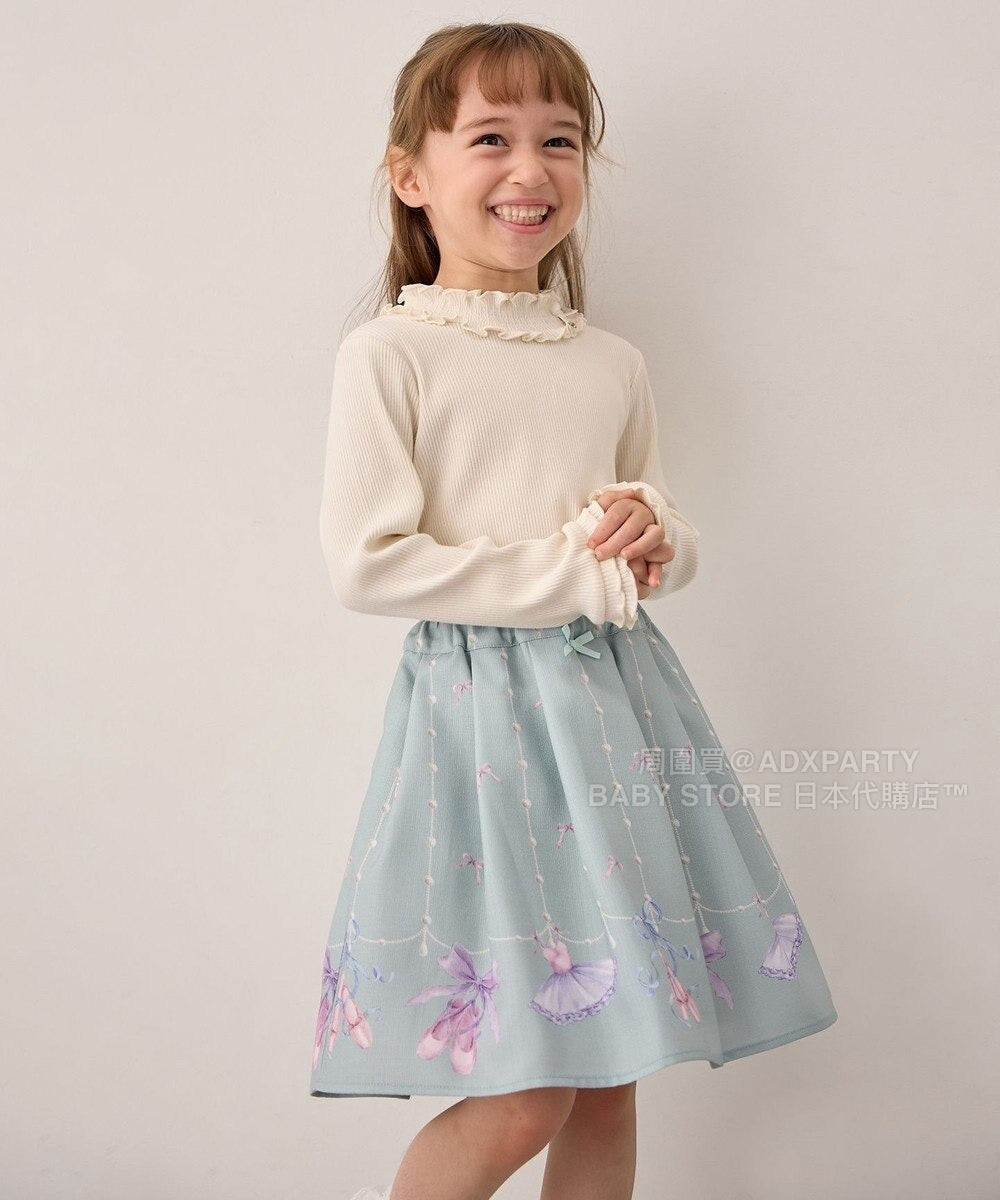 日本童裝 aF#a325 可愛印花短裙 110-160cm 女童款 秋季 SKIRTS
