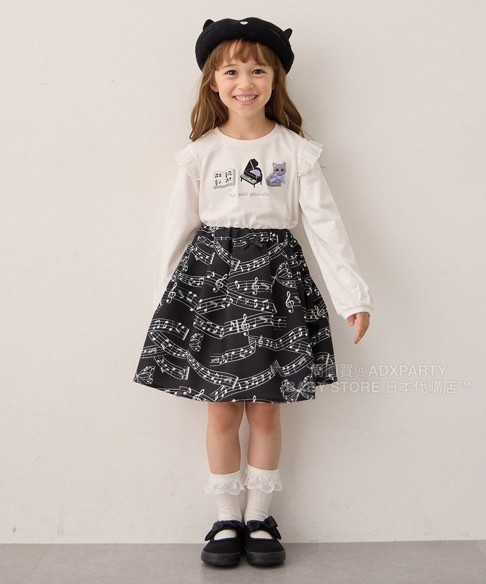 日本童裝 aF#a325 可愛印花短裙 110-160cm 女童款 秋季 SKIRTS