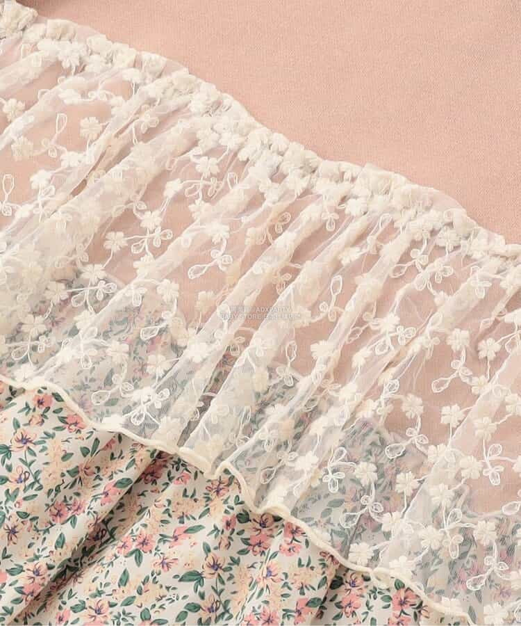 日本童裝 SERAPH 層層蕾絲上衣 80-140cm 女童款 秋季 TOPS