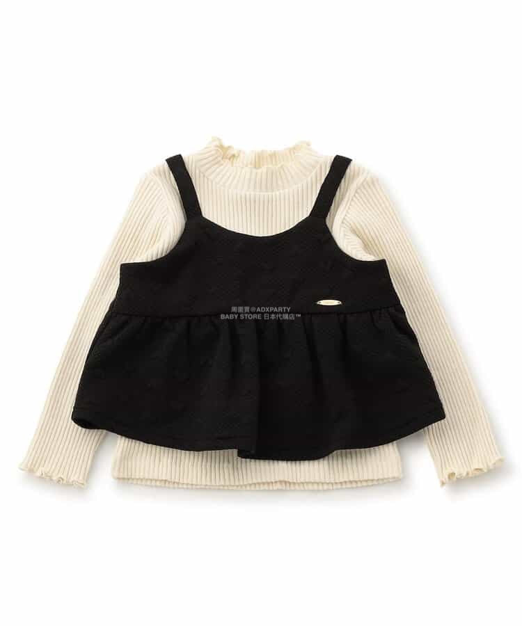 日本童裝 SERAPH 吊帶上衣兩件套裝 80-140cm 女童款 秋季 TOPS