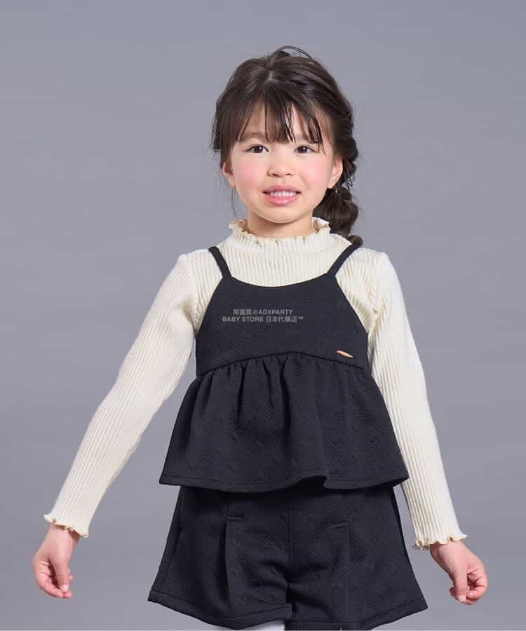 日本童裝 SERAPH 吊帶上衣兩件套裝 80-140cm 女童款 秋季 TOPS