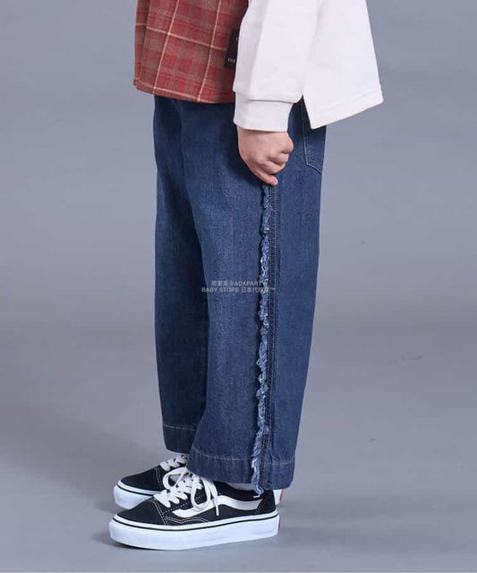 日本童裝 SERAPH 流蘇牛仔褲 80-140cm 男童款/女童款 秋季 PANTS